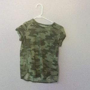 A girls Camouflage Tshirt